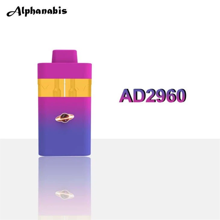 AD2960 3ML+3ML Disposable Vape Box Dual Oil Tank &preheat