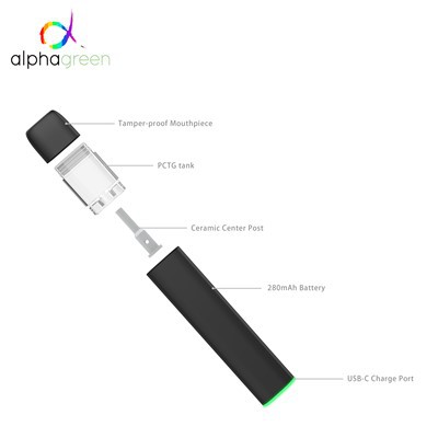 1 Gram Air-Draw Ceramic Vape Pen