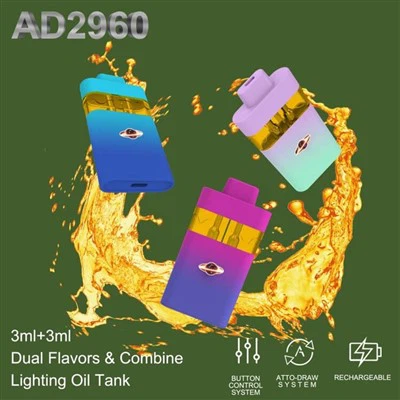 2+2ml | 3+3ml Dual Flavors Rechargeable Disposable Vape