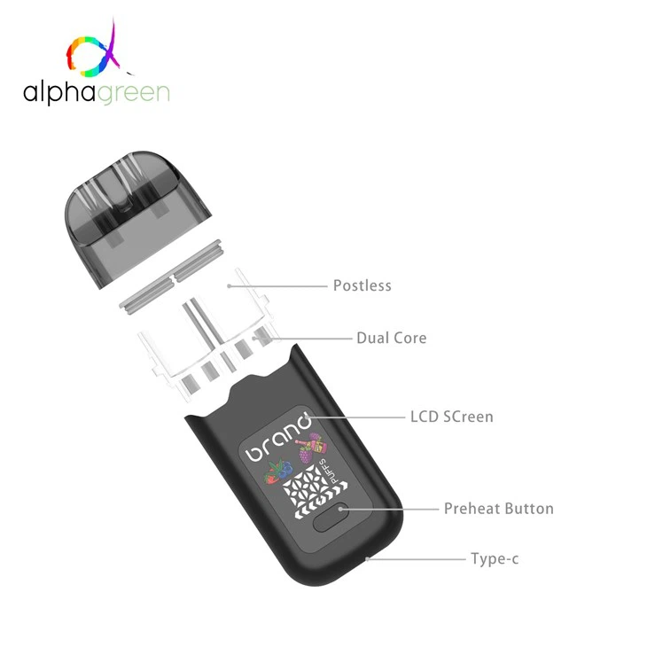 0.5+0.5ml 1+1ml Dual Chamber Postless Rechargeable Disposable Vape best