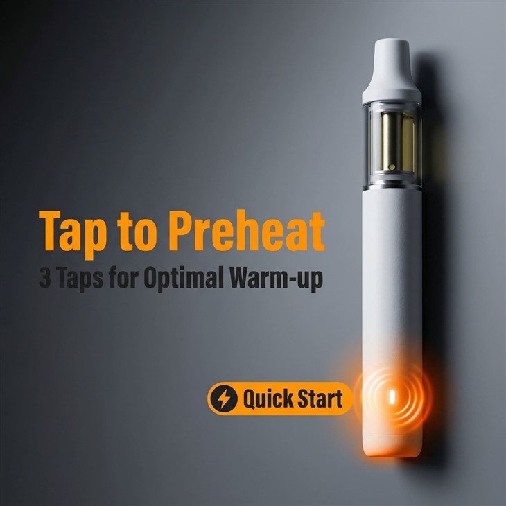 1ML OG AIO Glass Tank Tap Preheat Ceramic Tip Pen factory