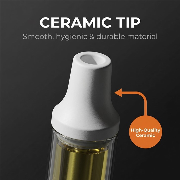 1ML OG AIO Glass Tank Tap Preheat Ceramic Tip Pen high quality