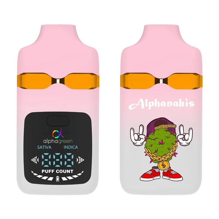 Dual Tanks Postless Thick Oil Vaporizer With Screen Blinkers